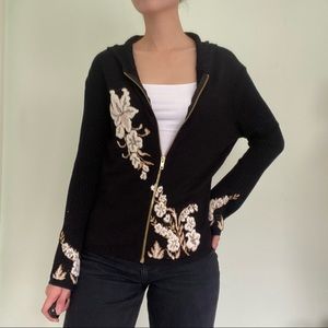 Floral Knit Jacket